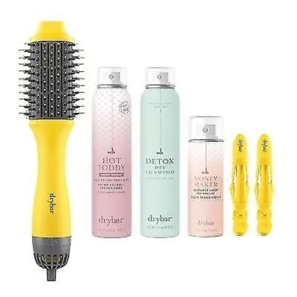 DRYBAR Blow-Dryer Brush- The Double Shot Jackpot Gift set
